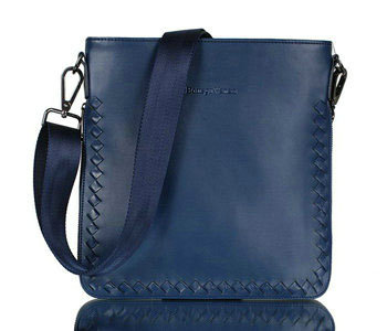 Bottega Veneta appia intrecciato messenger 95511-5 royalblue